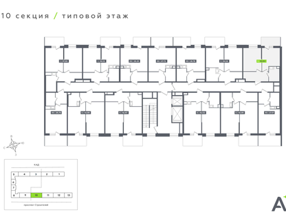 1-к. квартира, 34&nbsp;м²