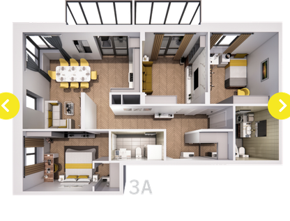 3-к. квартира, 98&nbsp;м²