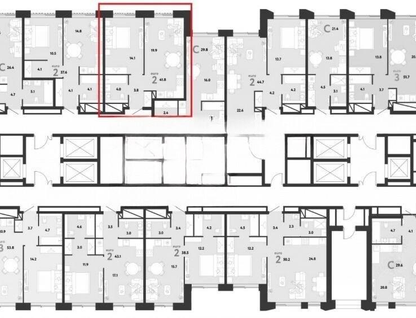 2-к. квартира, 41,7&nbsp;м²