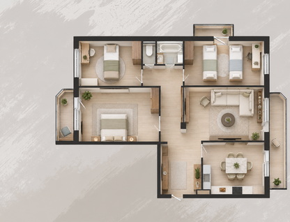 4-к. квартира, 106&nbsp;м²