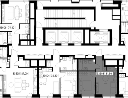 1-к. квартира, 32 м²