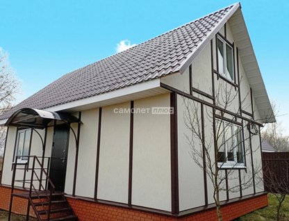 Двухэтажный дом, 86,3 м²