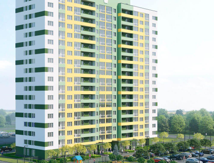 1-к. квартира, 42,9&nbsp;м²
