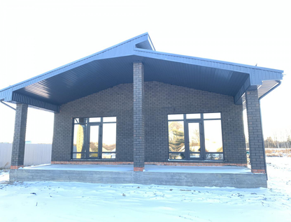 Одноэтажный дом, 150 м²