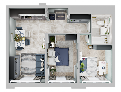 2-к. квартира, 54&nbsp;м²