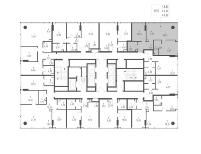 2-к. квартира, 67&nbsp;м²
