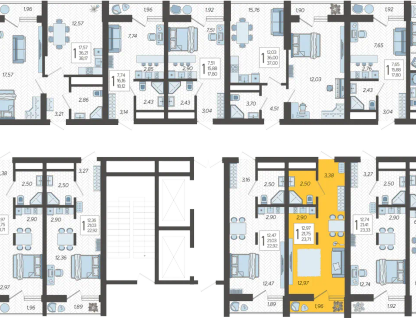 Студия, 23 м²