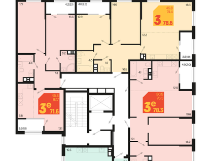 Студия, 80&nbsp;м²