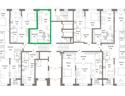 Студия, 29&nbsp;м²