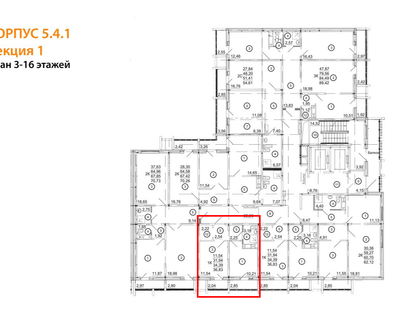 1-к. квартира, 34,4&nbsp;м²