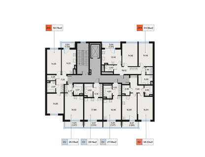Студия, 27&nbsp;м²