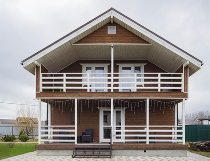 Двухэтажный дом, 142 м²