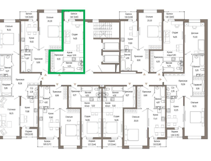 Студия, 31&nbsp;м²