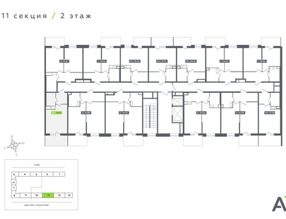 Студия, 27&nbsp;м²