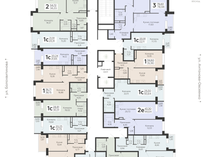 1-к. квартира, 21&nbsp;м²