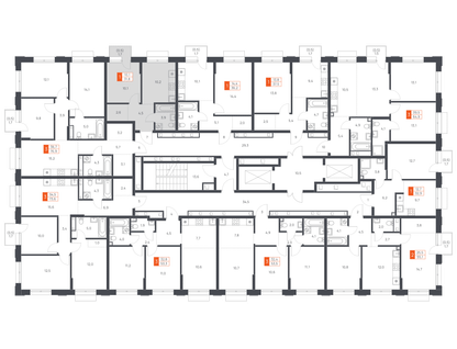 1-к. квартира, 31 м²