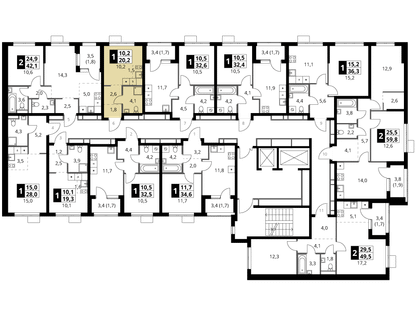 Студия, 20 м²