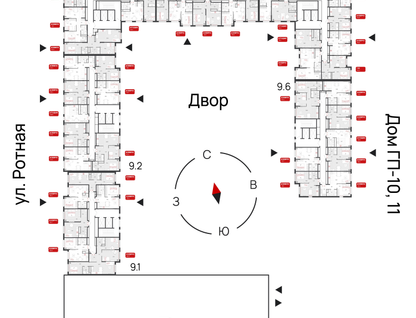 1-к. квартира, 36 м²