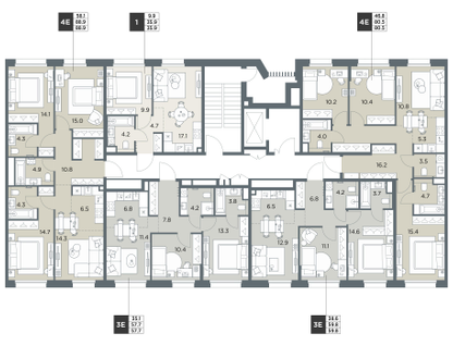 1-к. квартира, 35&nbsp;м²