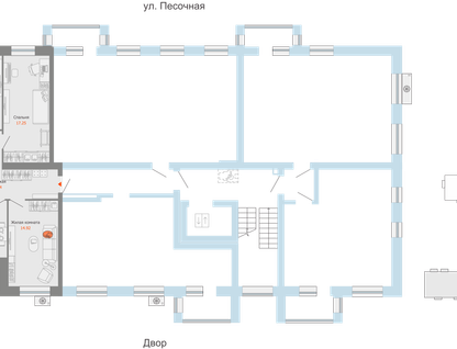 3-к. квартира, 75&nbsp;м²