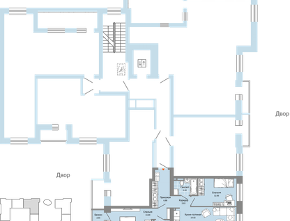 3-к. квартира, 63&nbsp;м²