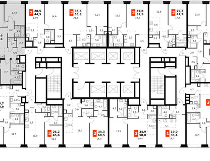 4-к. квартира, 94&nbsp;м²
