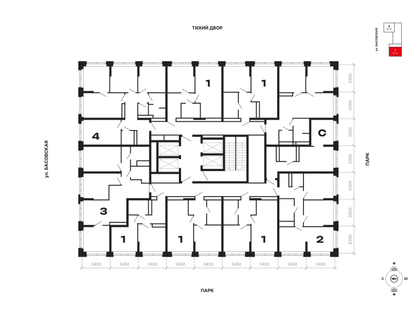 1-к. квартира, 32&nbsp;м²