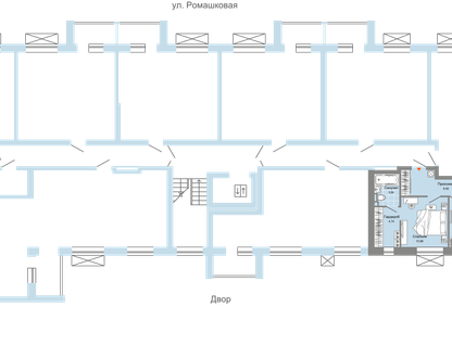 3-к. квартира, 71&nbsp;м²