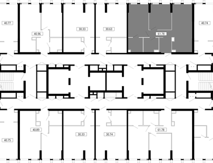 2-к. квартира, 61&nbsp;м²