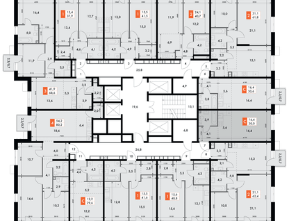 Студия, 30 м²