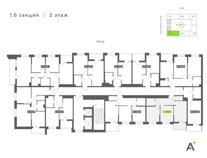 Студия, 47&nbsp;м²