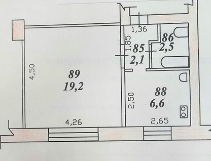 1-к. квартира, 30,4&nbsp;м²