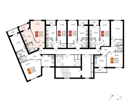 1-к. квартира, 41&nbsp;м²