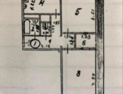 2-к. квартира, 43 м²