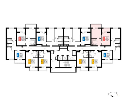 1-к. квартира, 38&nbsp;м²
