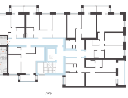 3-к. квартира, 64 м²