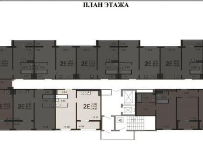 1-к. квартира, 39,6&nbsp;м²