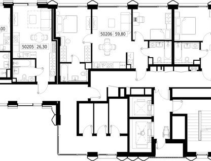 1-к. квартира, 48&nbsp;м²