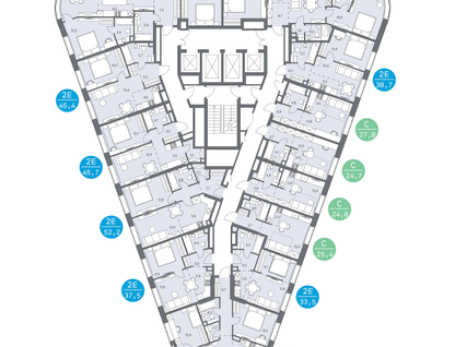 Студия, 25&nbsp;м²