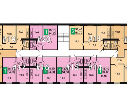 1-к. квартира, 35&nbsp;м²