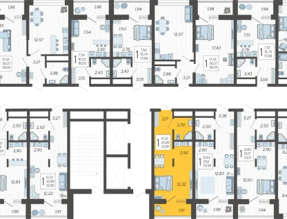 Студия, 22&nbsp;м²
