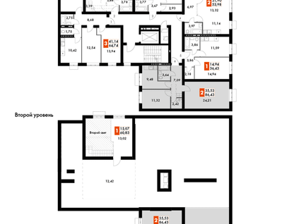 3-к. квартира, 86&nbsp;м²