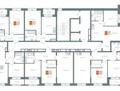 2-к. квартира, 66 м²