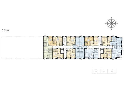 3-к. квартира, 70 м²