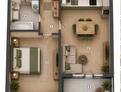 1-к. квартира, 37,9&nbsp;м²