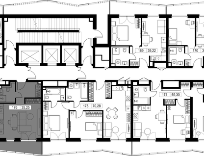 Студия, 35&nbsp;м²