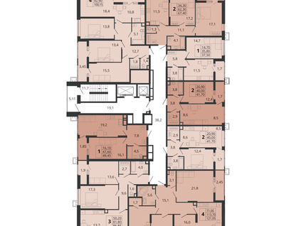 4-к. квартира, 100 м²