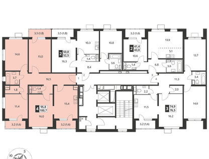 4-к. квартира, 100&nbsp;м²