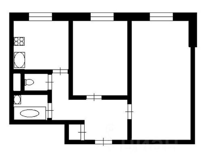 2-к. квартира, 44,2 м²
