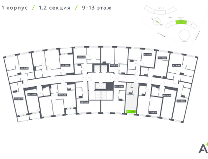 Студия, 22&nbsp;м²